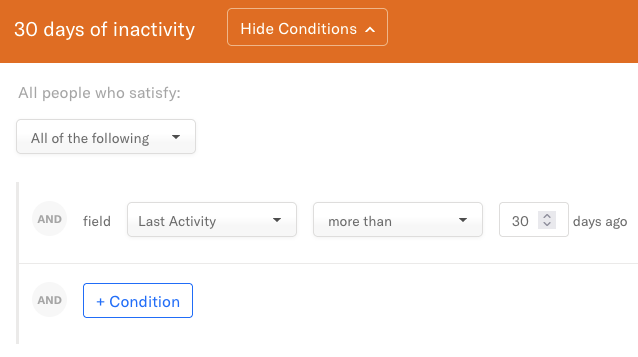 Inactive segment in Encharge