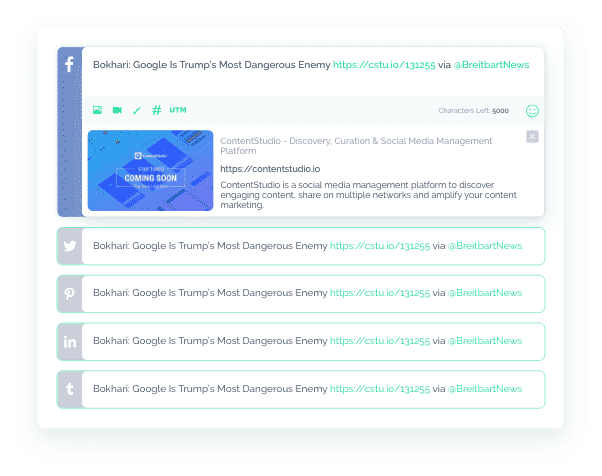 ContentStudio social medi automation