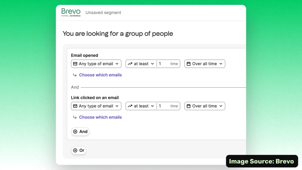 User segments in Brevo