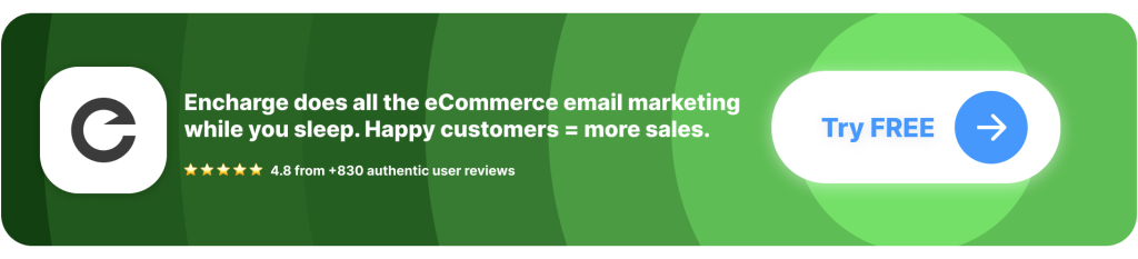 CTA Button: Encharge is an Ecommerce email marketing platform