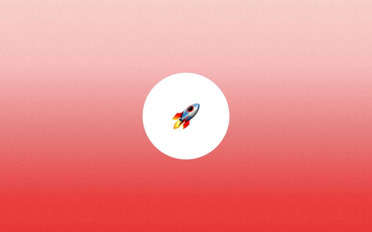 rocket emoji in a circle