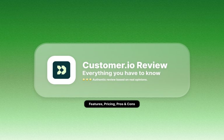 Customer.io Review Banner